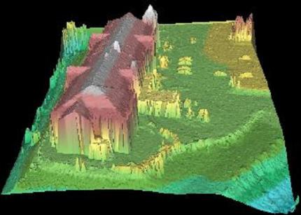 3D модел на сграда след заснемане с дрон "Геодезически услуги - СЪРВЕЙ ПРОГЕО"